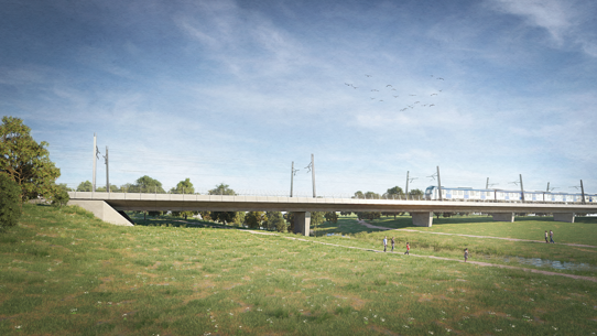 Artist’s Impression: Viaduct at Balheary Park