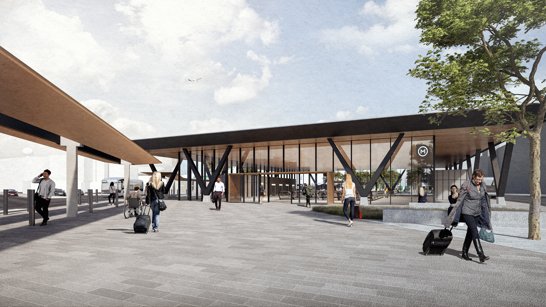 Dublin Airport Station Entrance
