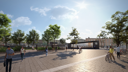Mater Station entrance